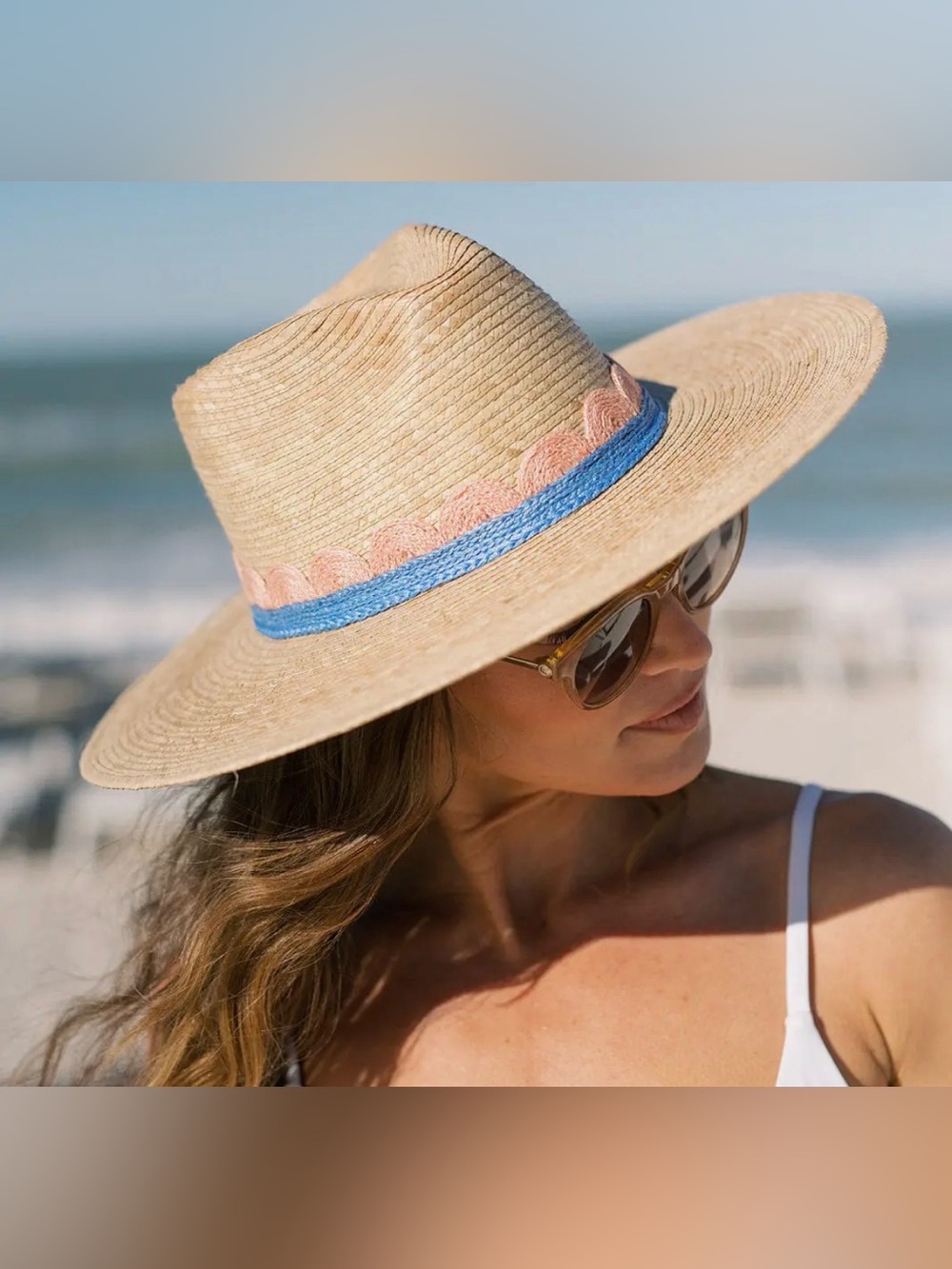 Sunshine Tienda Isabel Crochet Palm Hat
